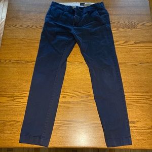 Jcrew stretch chino 32/32, navy